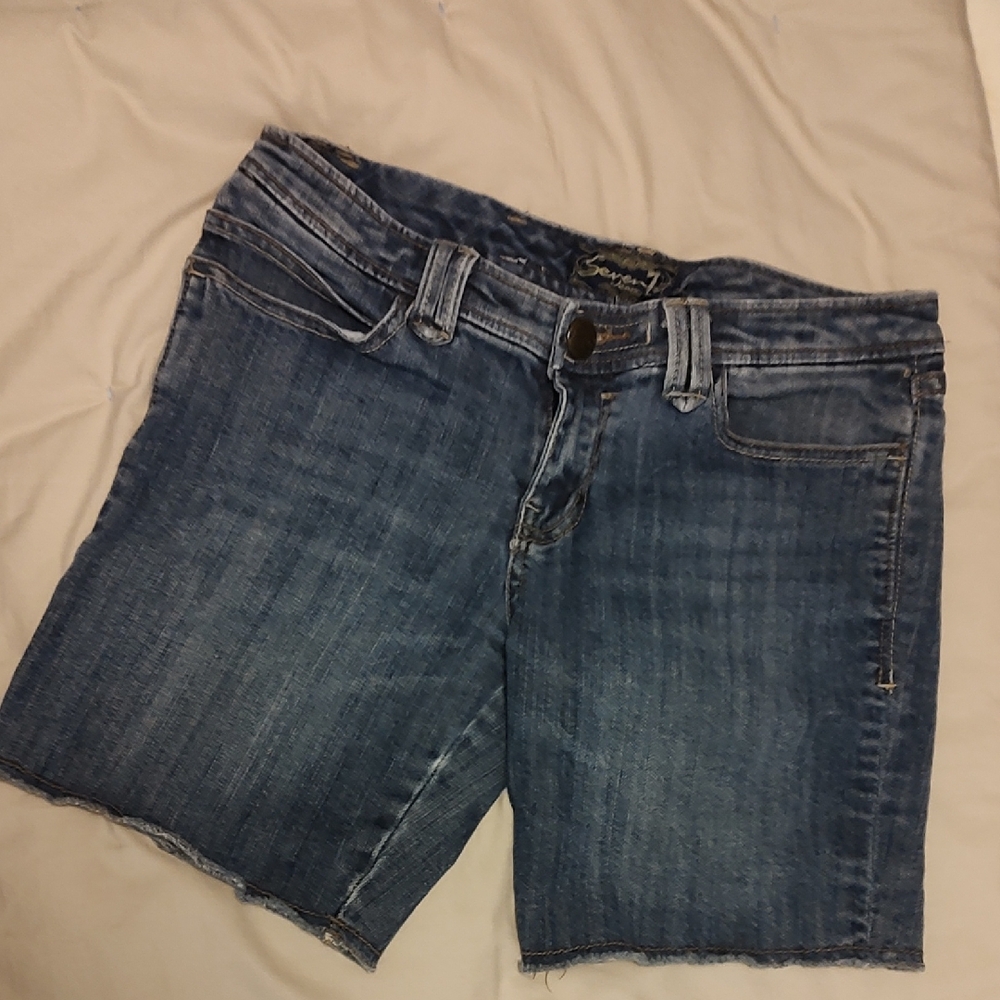 Seven7 Classic Blue Jean Shorts